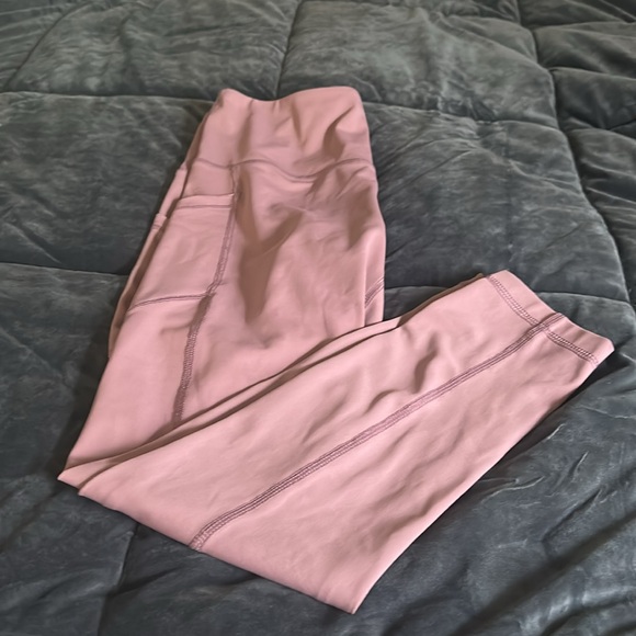 pink/violet 90 degree by reflex Size M leggings with pockets. EUC - Picture 2 of 13